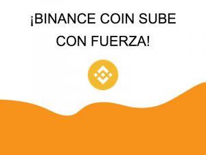 Binance Coin sube con fuerza