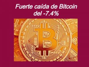 caida de bitcoin lunes 22 febrero