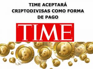 TIME acepta criptodivisas como forma de pago